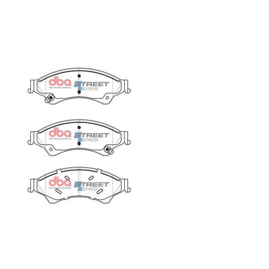 DBA Street Series Brake Pad Set Front DB2074SS
