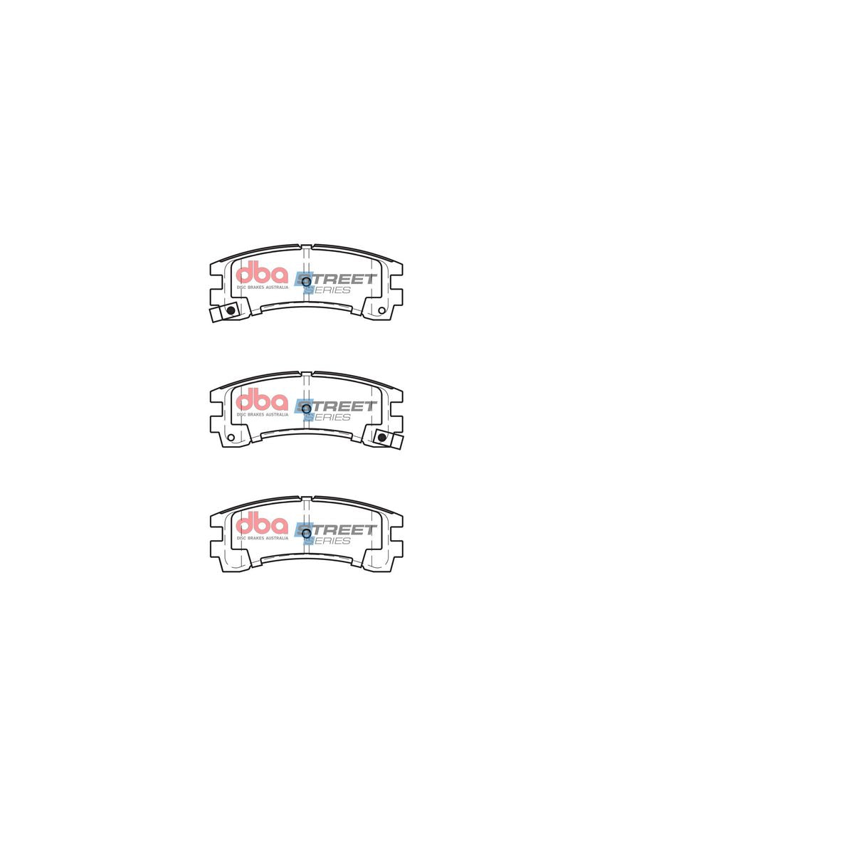 DBA Street Series Brake Pad Set Rear DB1175SS
