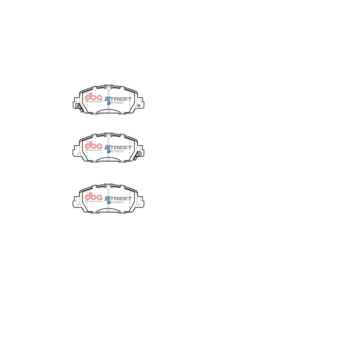 DBA Street Series Brake Pad Set Front DB2304SS