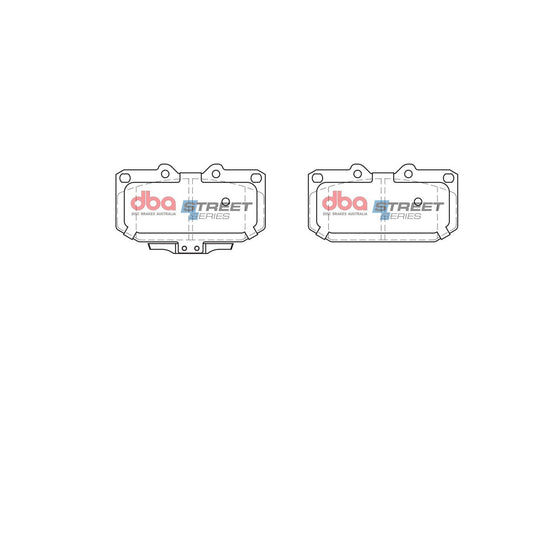 DBA Street Series Brake Pad Set Front DB1170SS