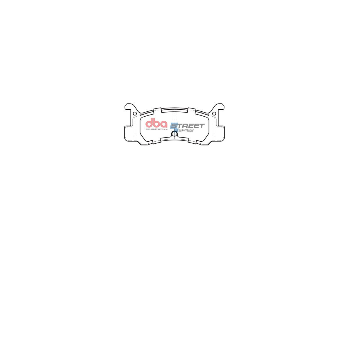 DBA Street Series Brake Pad Set Rear DB1159SS
