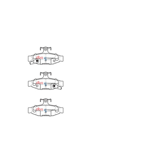 DBA Street Series Brake Pad Set Rear DB1106SS