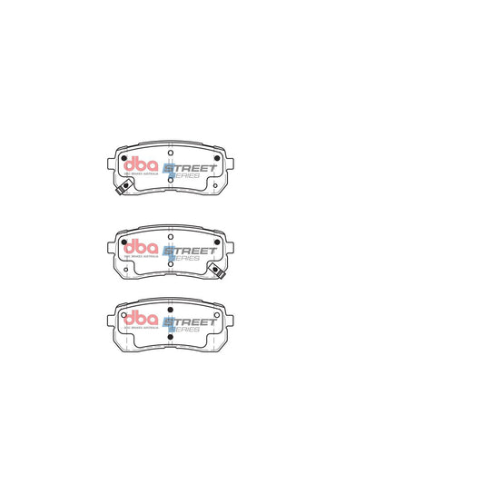 DBA Street Series Brake Pad Set Rear DB1957SS
