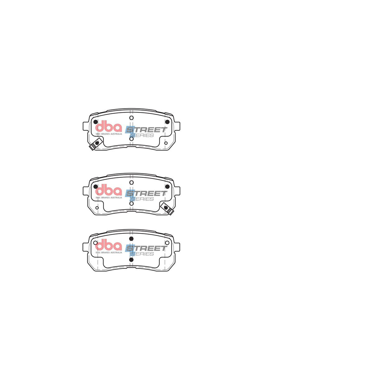 DBA Street Series Brake Pad Set Rear DB1957SS