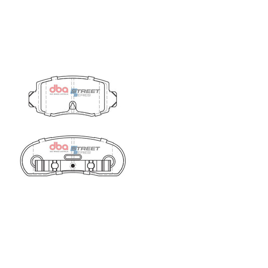 DBA Street Series Brake Pad Set Rear DB1078SS