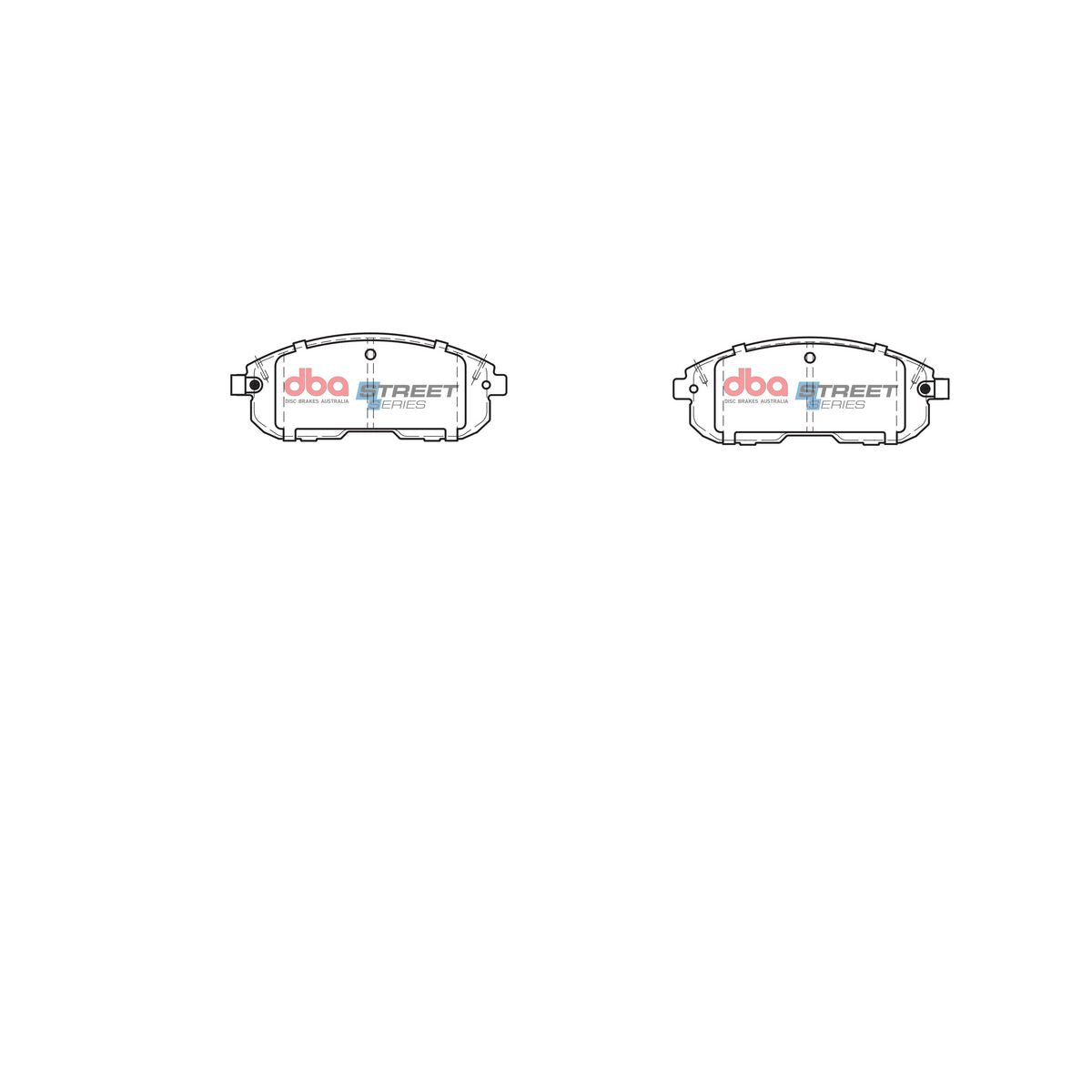 DBA Street Series Brake Pad Set Front DB2287SS