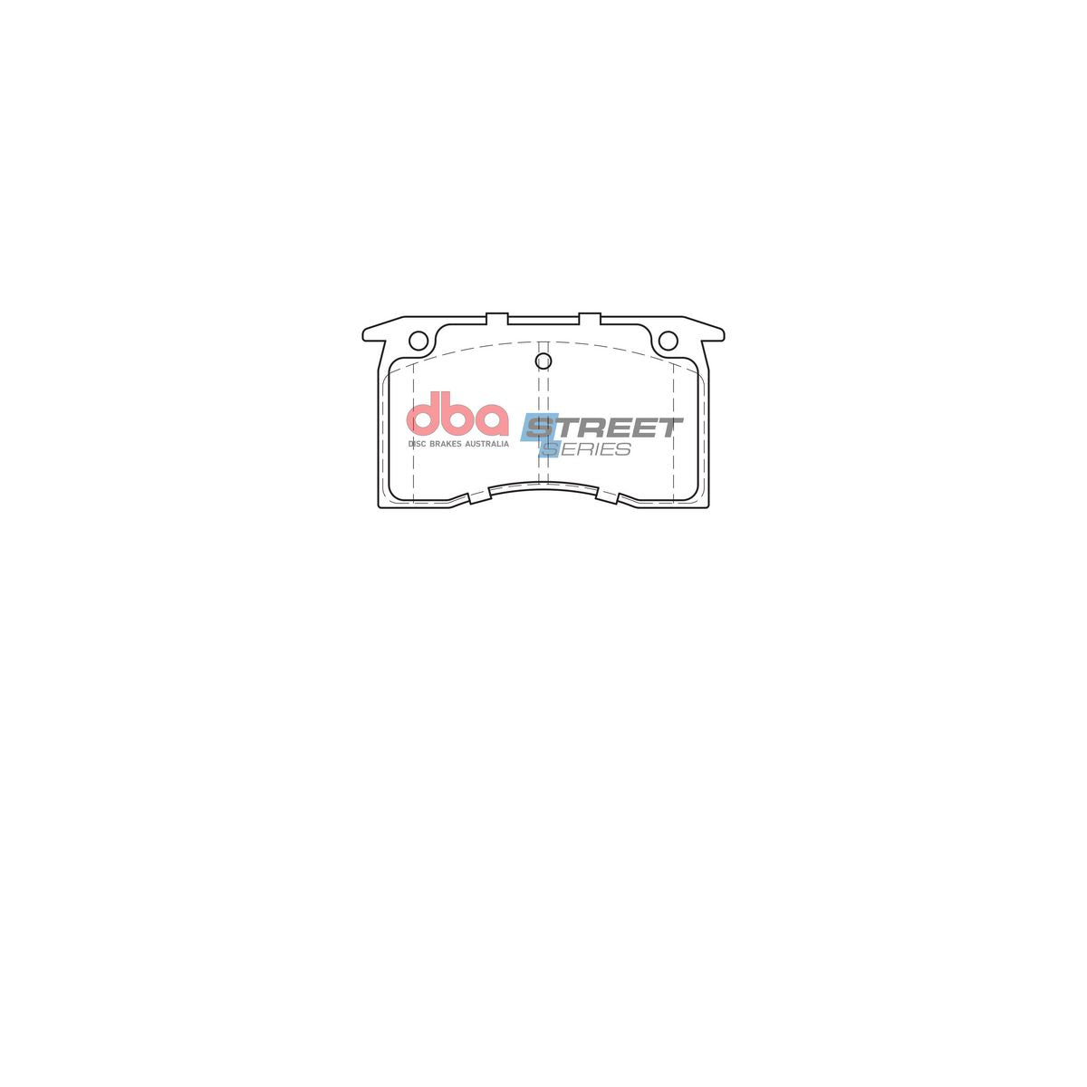 DBA Street Series Brake Pad Set Front DB1029SS