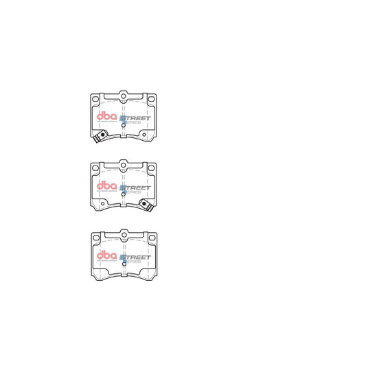 DBA Street Series Brake Pad Set Front DB1177SS