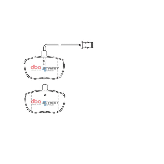 DBA Street Series Brake Pad Set Front DB885SS