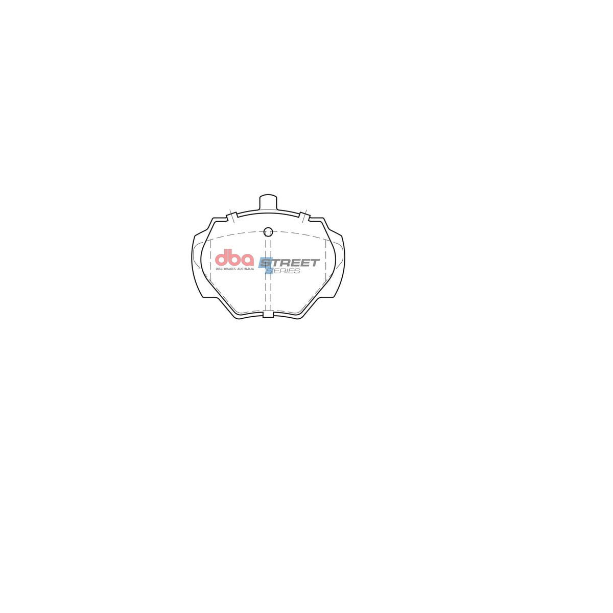 DBA Street Series Brake Pad Set Rear DB843SS