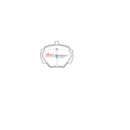 DBA Street Series Brake Pad Set Rear DB843SS