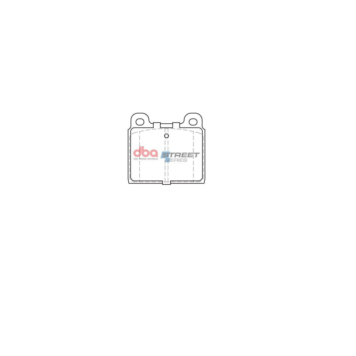 DBA Street Series Brake Pad Set Front DB84SS