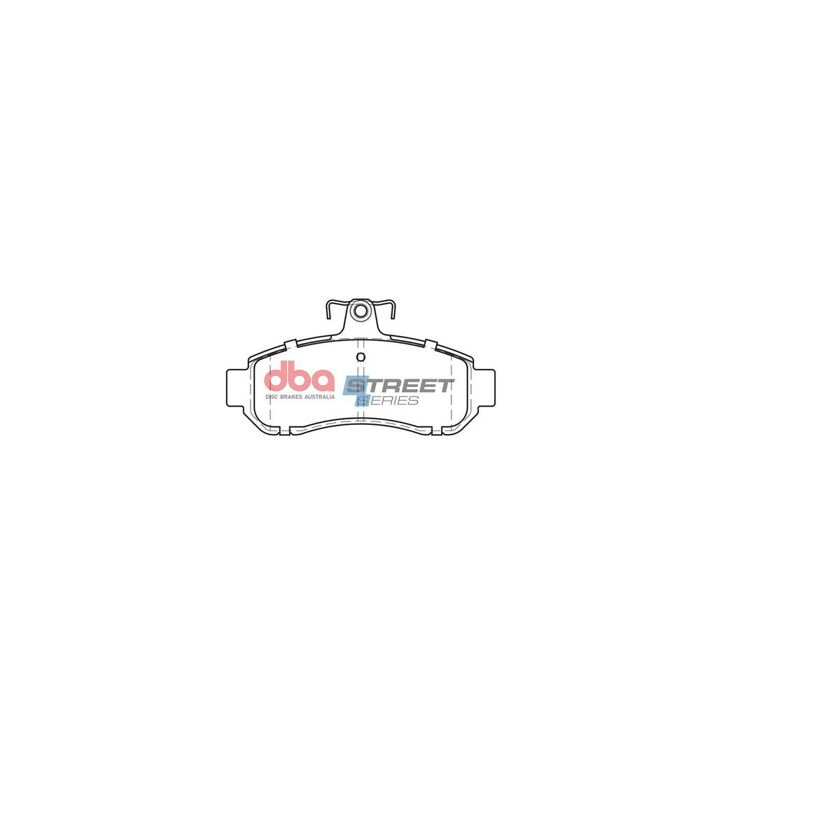 DBA Street Series Brake Pad Set Front DB1203SS