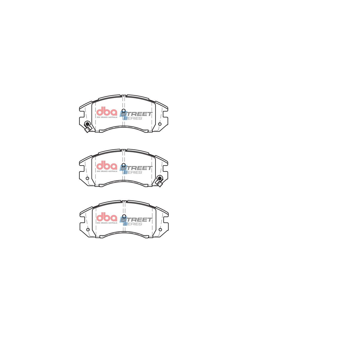 DBA Street Series Brake Pad Set Front DB1185SS