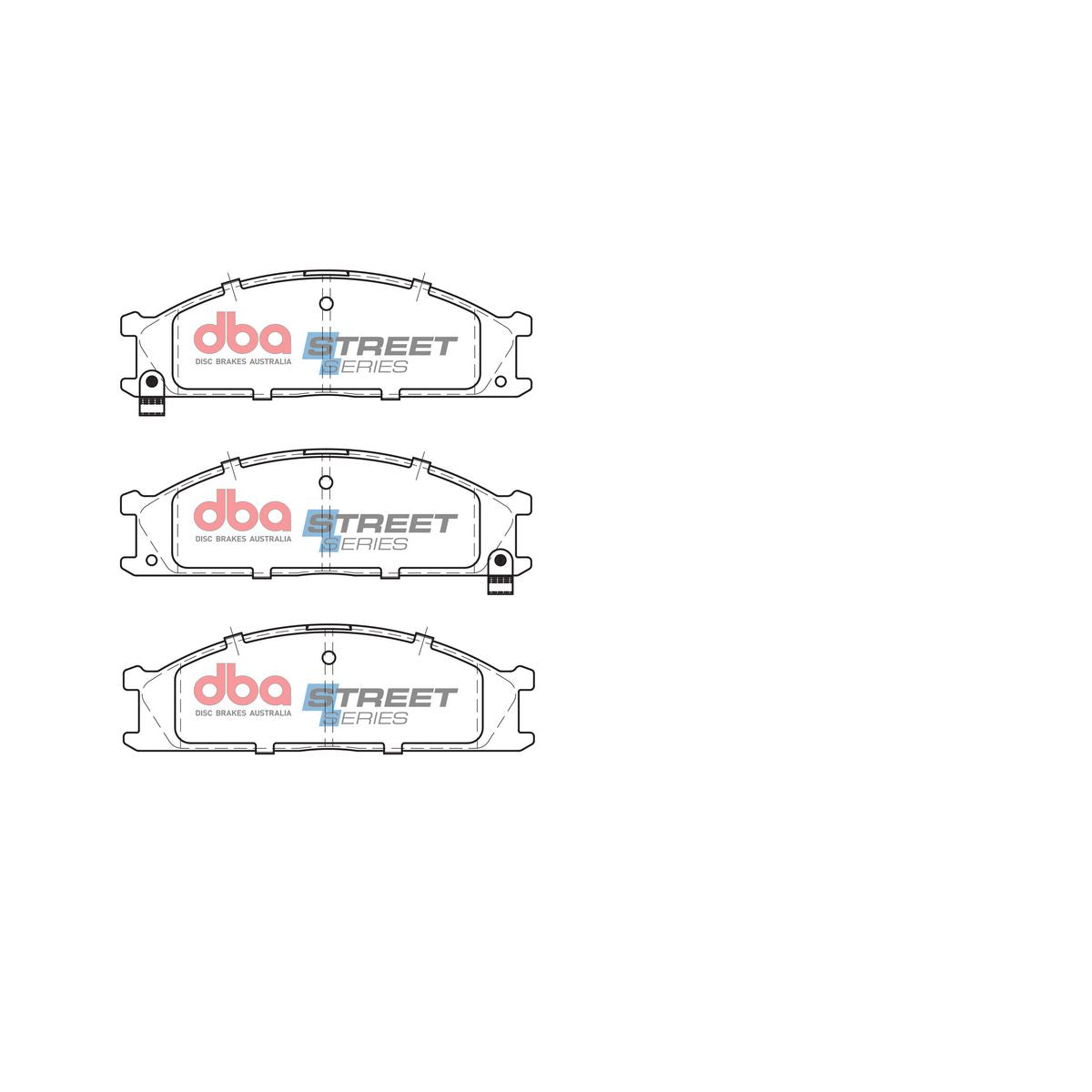 DBA Street Series Brake Pad Set Front DB438SS