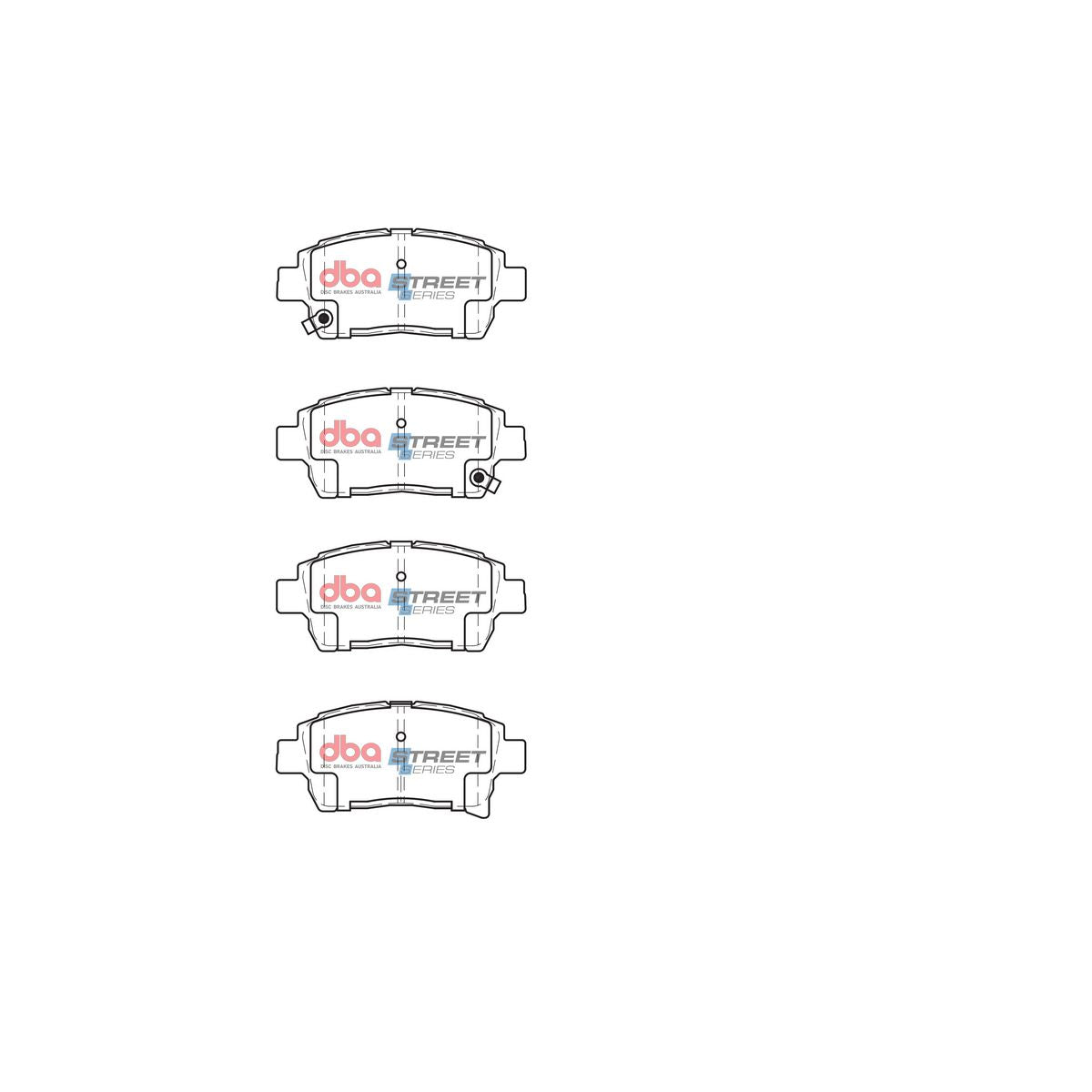 DBA Street Series Brake Pad Set Front DB1422SS