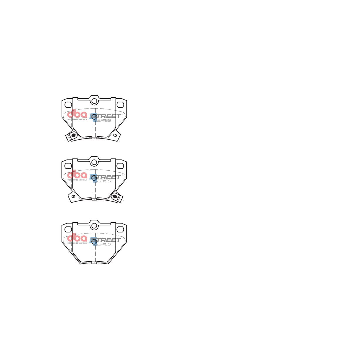 DBA Street Series Brake Pad Set Rear DB1429SS