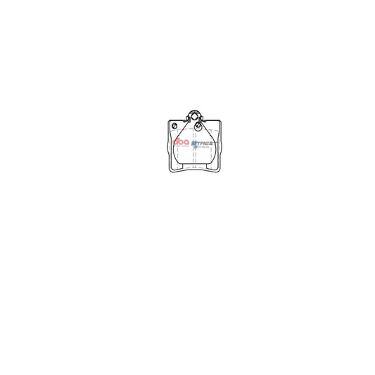 DBA Street Series Brake Pad Set Rear DB1428SS