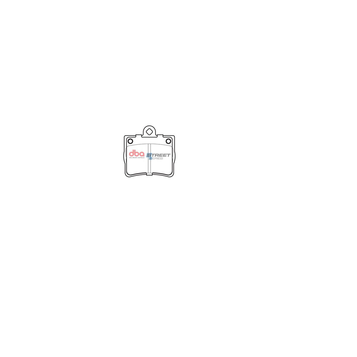DBA Street Series Brake Pad Set Rear DB1418SS