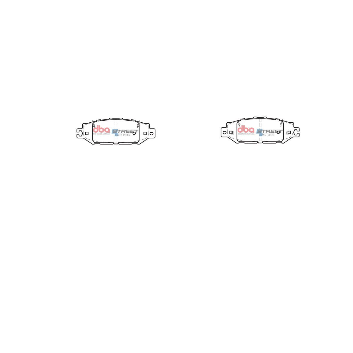 DBA Street Series Brake Pad Set Rear DB1420SS