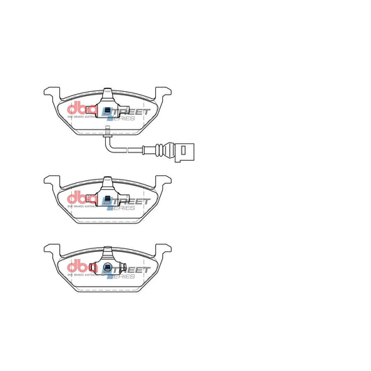 DBA Street Series Brake Pad Set Front DB1405SS