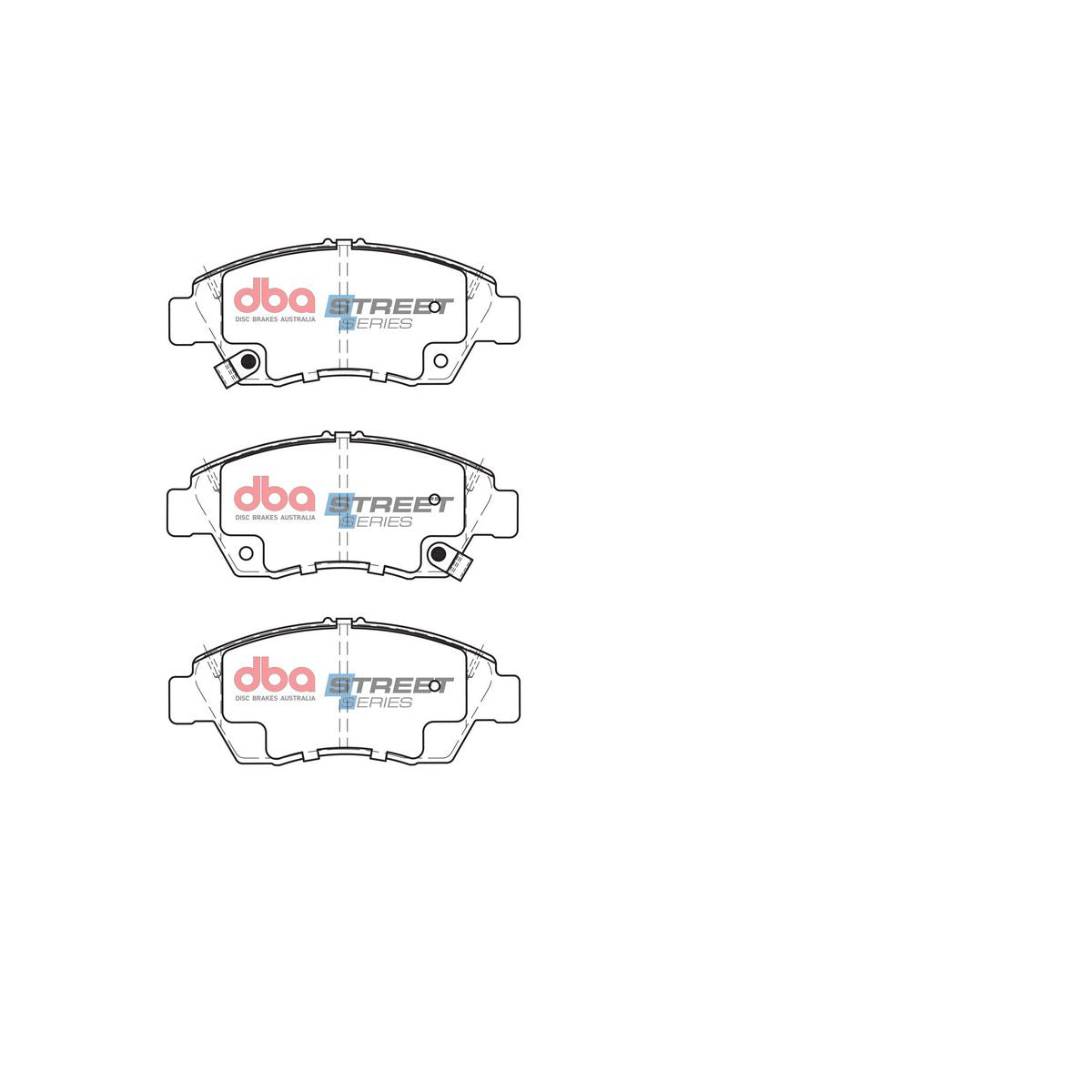 DBA Street Series Brake Pad Set Front DB1662SS