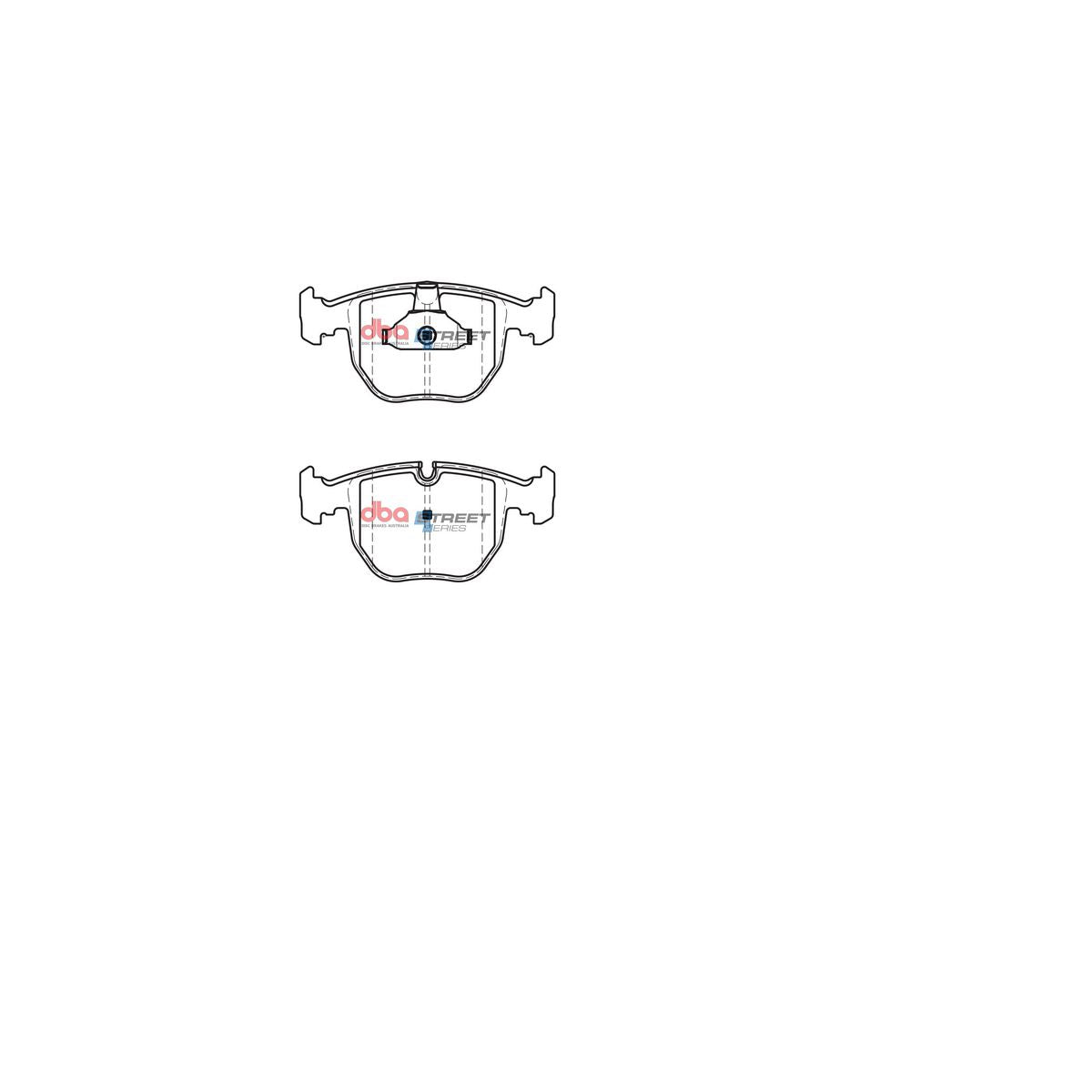 DBA Street Series Brake Pad Set Front DB1409SS