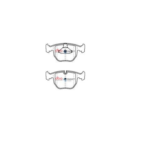 DBA Street Series Brake Pad Set Front DB1409SS