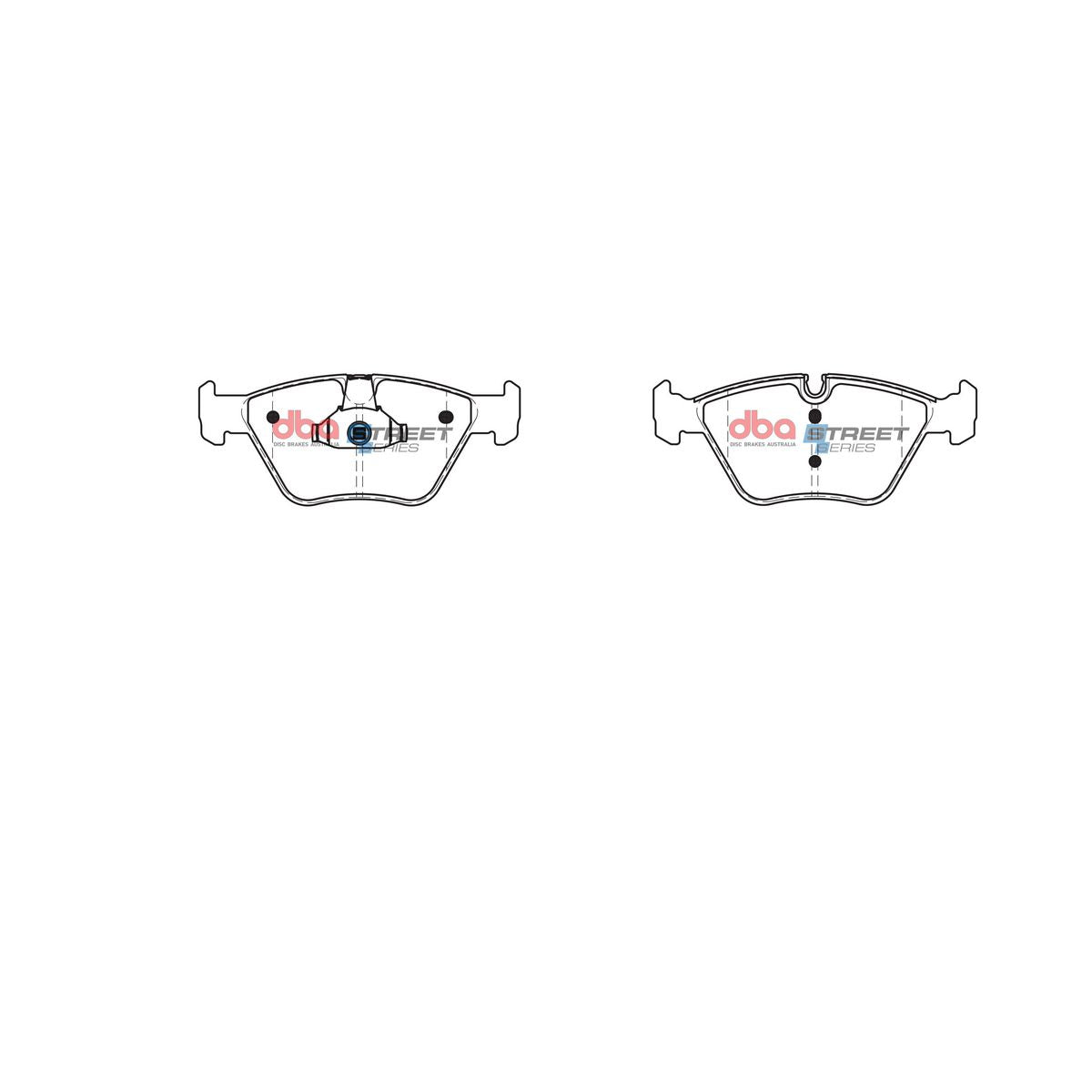 DBA Street Series Brake Pad Set Front DB1522SS
