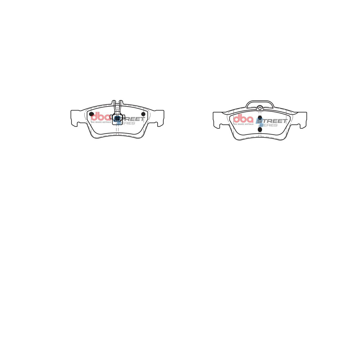 DBA Street Series Brake Pad Set Rear DB1657SS