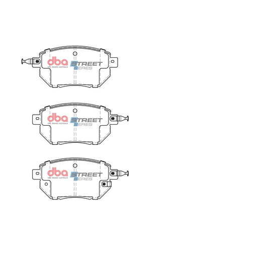 DBA Street Series Brake Pad Set Front DB1516SS