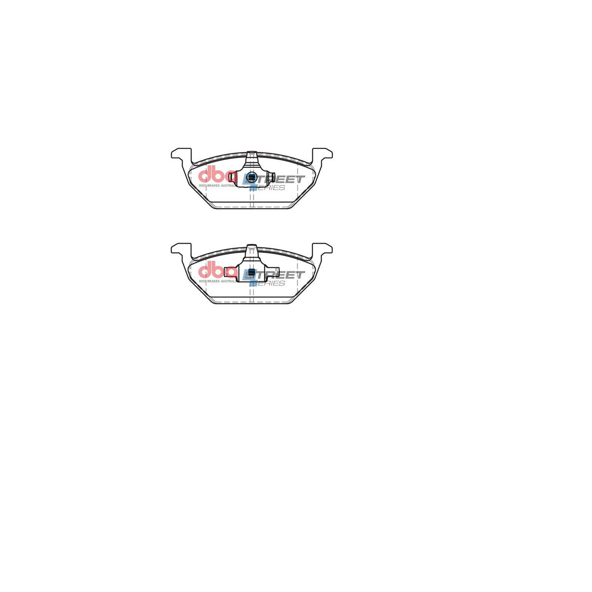 DBA Street Series Brake Pad Set Front DB1387SS