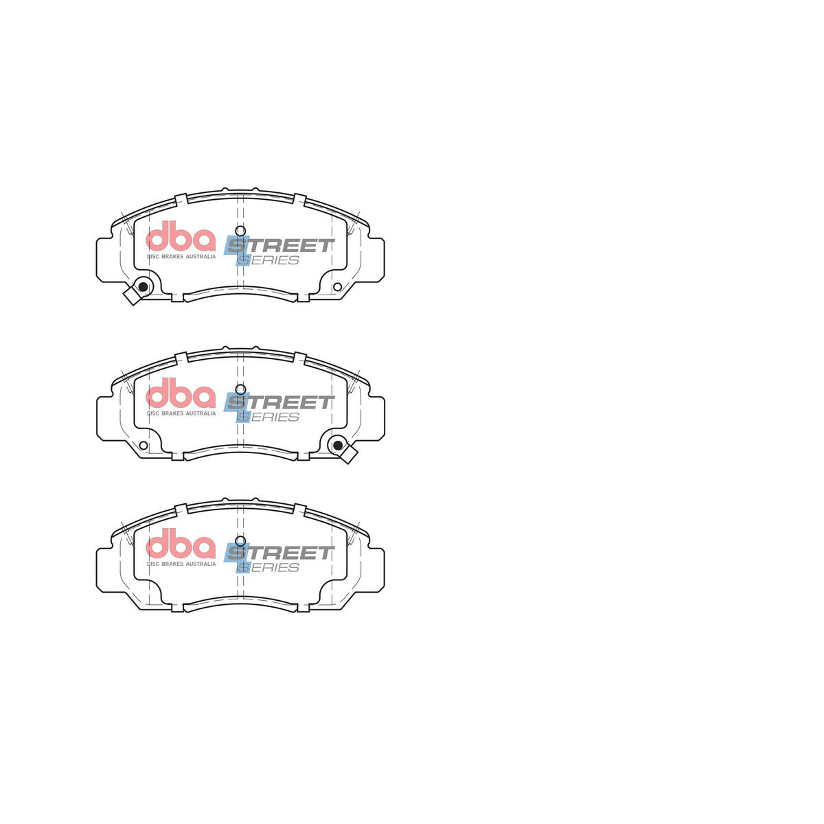 DBA Street Series Brake Pad Set Front DB1515SS