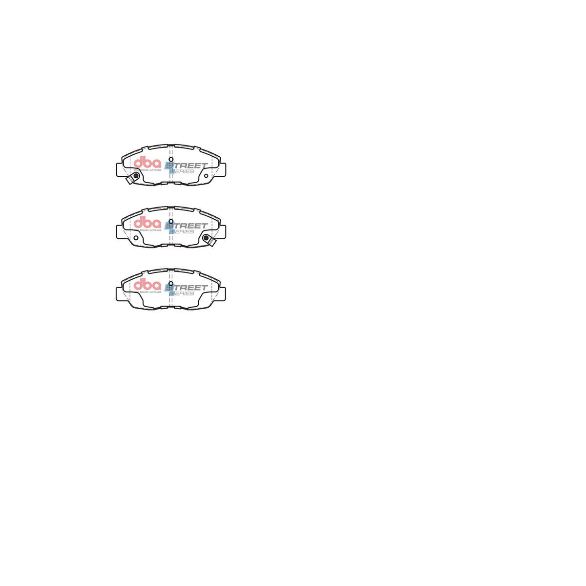 DBA Street Series Brake Pad Set Front DB1391SS