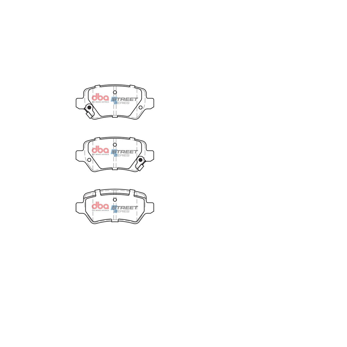DBA Street Series Brake Pad Set Rear DB1511SS