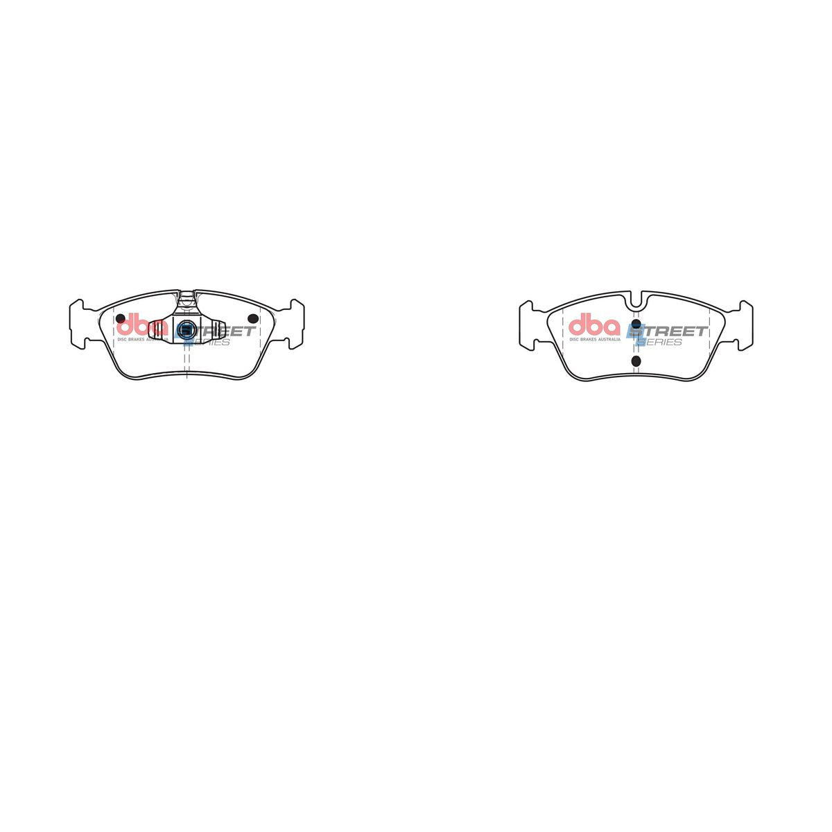DBA Street Series Brake Pad Set Front DB1833SS