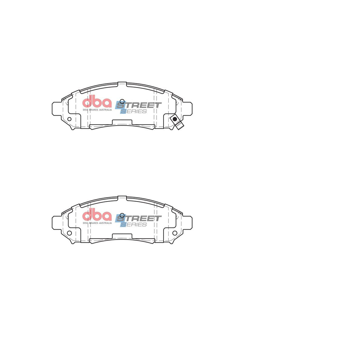 DBA Street Series Brake Pad Set Front DB1835SS