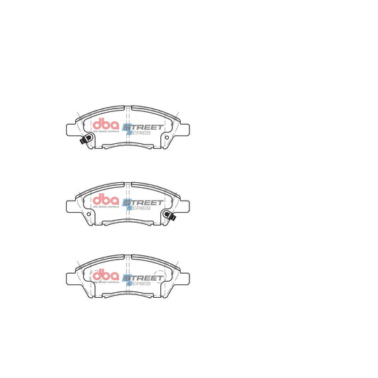 DBA Street Series Brake Pad Set Front DB1830SS