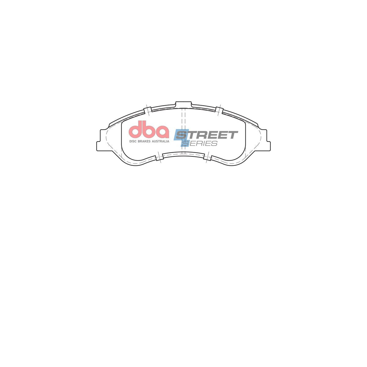 DBA Street Series Brake Pad Set Front DB1375SS