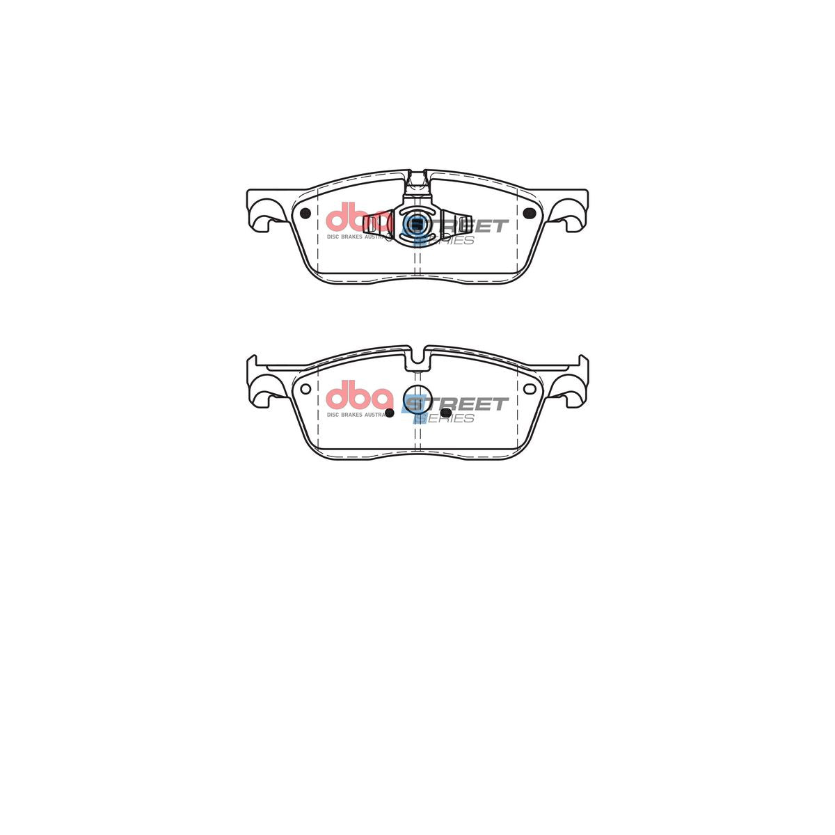 DBA Street Series Brake Pad Set DB15058SS