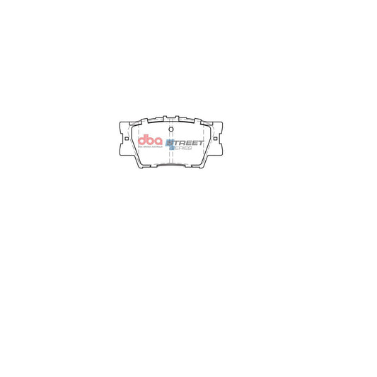 DBA Street Series Brake Pad Set Rear DB1832SS