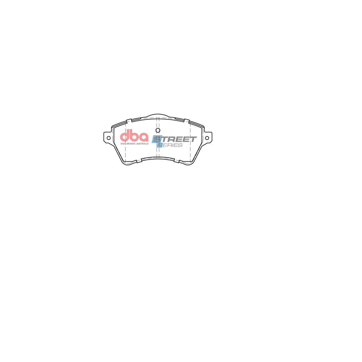 DBA Street Series Brake Pad Set Front DB1506SS