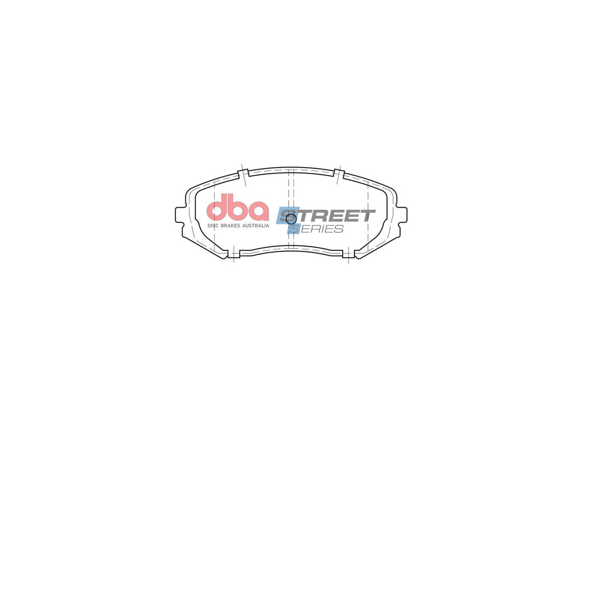 DBA Street Series Brake Pad Set Front DB1842SS