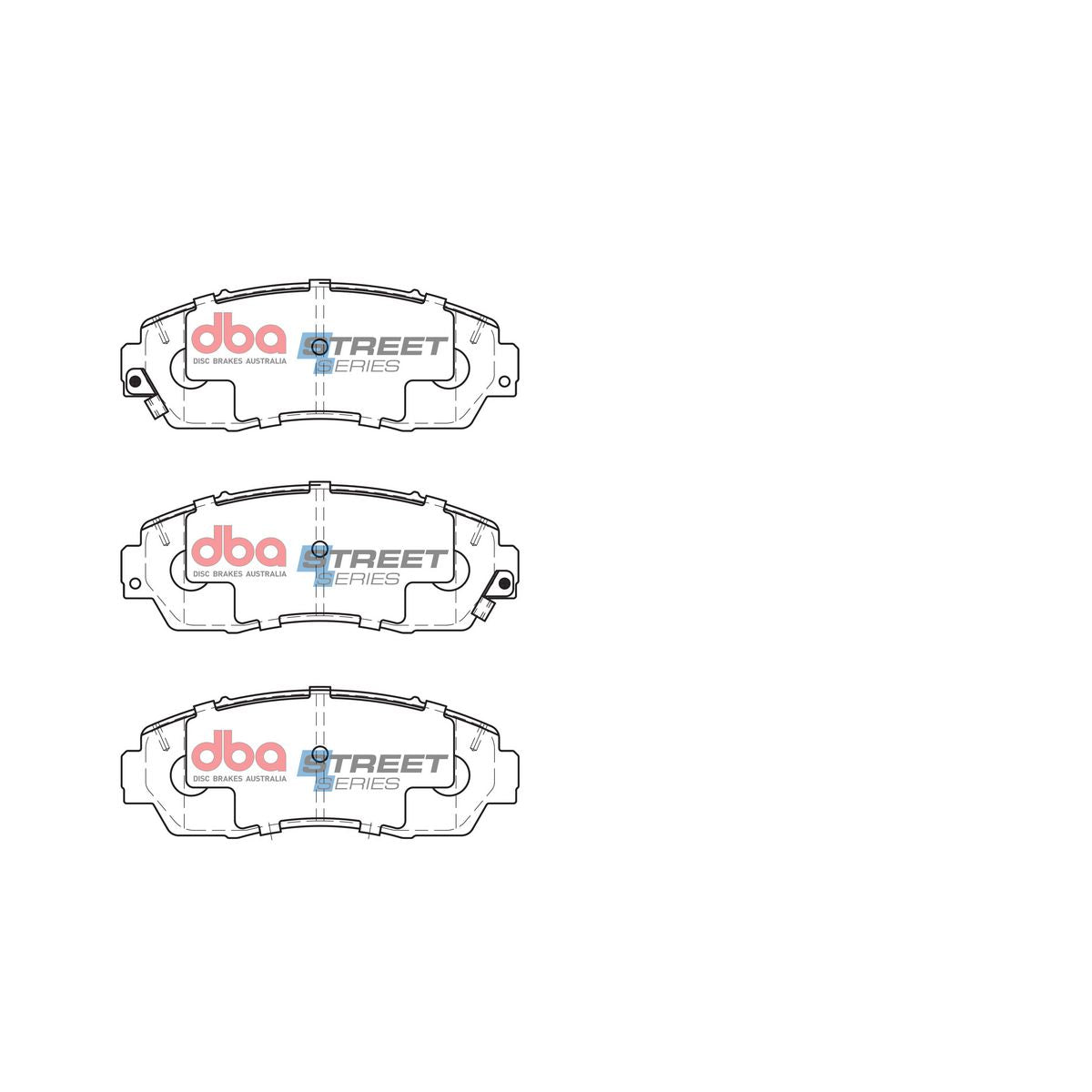 DBA Street Series Brake Pad Set Front DB1843SS