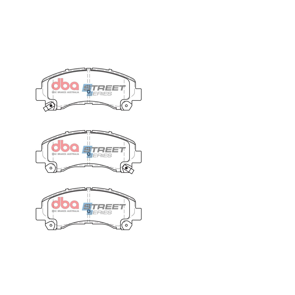 DBA Street Series Brake Pad Set Front DB1841SS