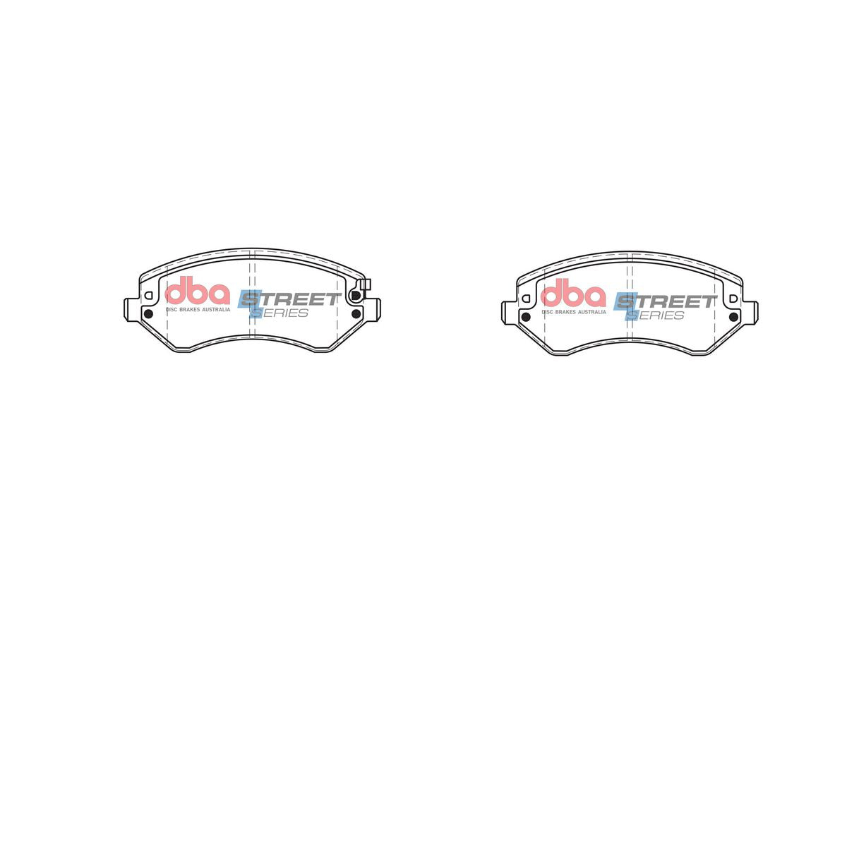 DBA Street Series Brake Pad Set Front DB1828SS