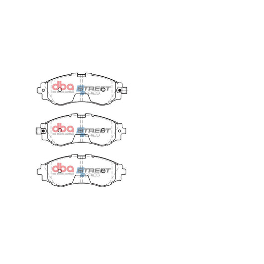 DBA Street Series Brake Pad Set Front DB1370SS