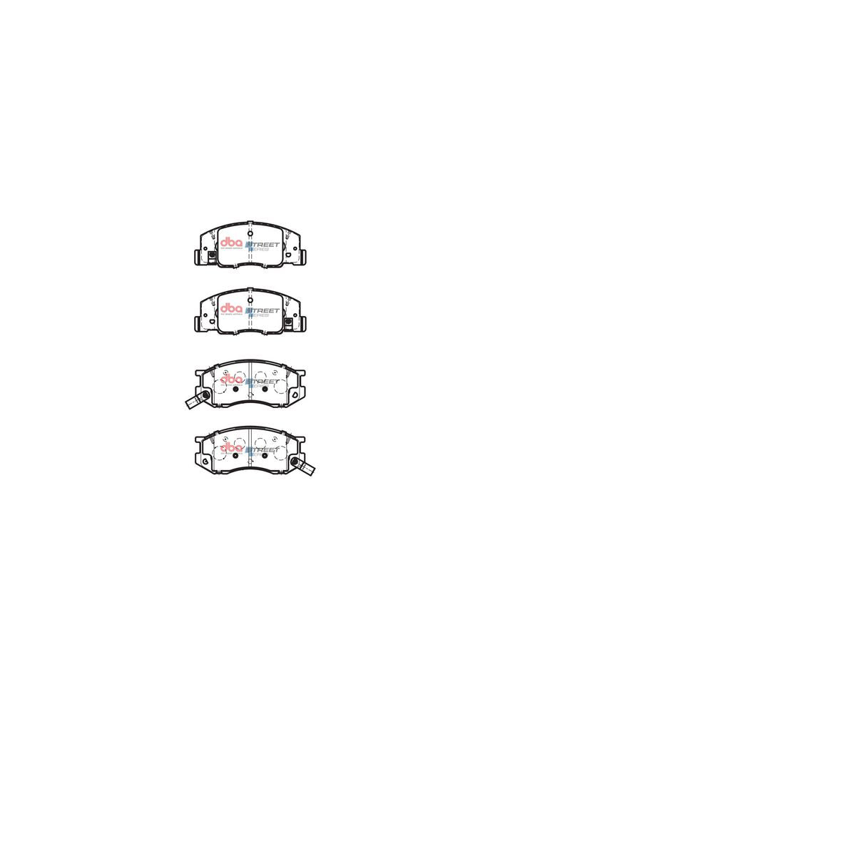 DBA Street Series Brake Pad Set Front DB1372SS