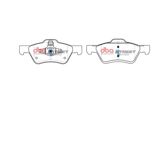 DBA Street Series Brake Pad Set Front DB1821SS