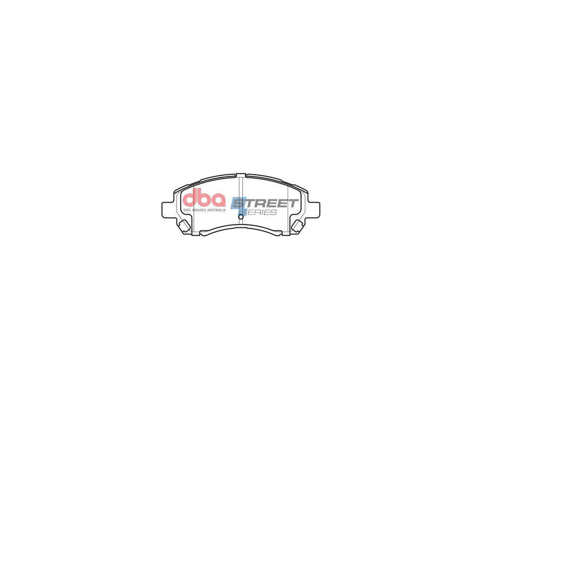 DBA Street Series Brake Pad Set Front DB1363SS